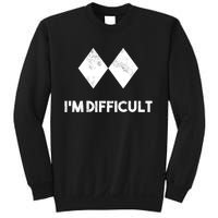 Ski I'm Difficult Funny Gift Skiing Lovers Skiers Snowboard Snowboarder Gift Sweatshirt