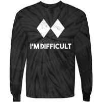 Ski I'm Difficult Funny Gift Skiing Lovers Skiers Snowboard Snowboarder Gift Tie-Dye Long Sleeve Shirt