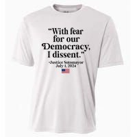 Scotus I Dissent Fear For Our Democracy Cooling Performance Crew T-Shirt