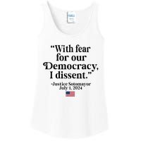 Scotus I Dissent Fear For Our Democracy Ladies Essential Tank