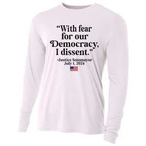 Scotus I Dissent Fear For Our Democracy Cooling Performance Long Sleeve Crew