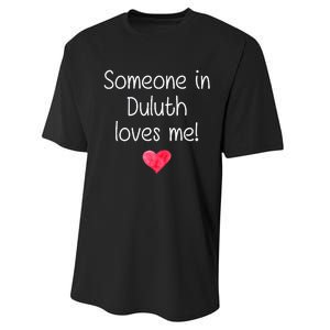 Someone In Duluth Ga Georgia Loves Me City Home Roots Performance Sprint T-Shirt