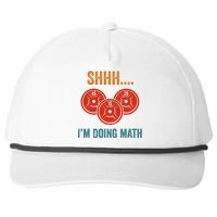 Shhh Im Doing Math Weight Lifting Gym Lover Motivation Gymer Snapback Five-Panel Rope Hat