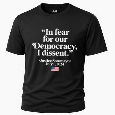 Scotus I Dissent Fear For Our Democracy Justice Sotomayor Performance Shirt