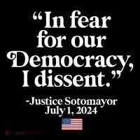 Scotus I Dissent Fear For Our Democracy Justice Sotomayor Tall T-Shirt