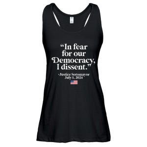 Scotus I Dissent Fear For Our Democracy Justice Sotomayor Ladies Essential Flowy Tank