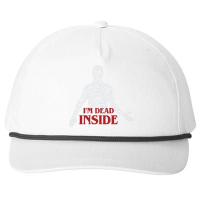 Shitheadsteve Im Dead Inside Snapback Five-Panel Rope Hat