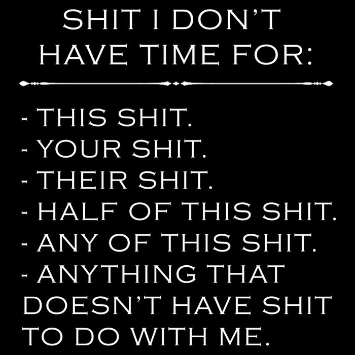 Shit I Don't Have Time For Funny USA-Made Doggie Bandana