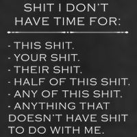 Shit I Don't Have Time For Funny Golf Towel