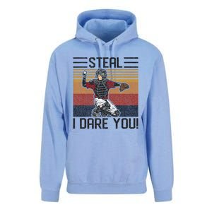 Steal I Dare You Funny Catcher Baseball Unisex Surf Hoodie