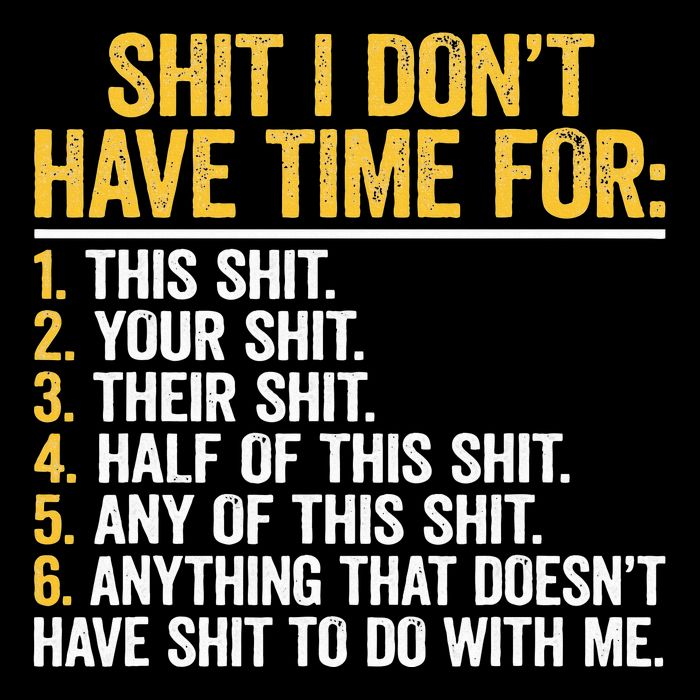 Shit I DonT Have Time For Funny Retro Sarcastic Drawstring Bag