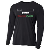 Search Israel Did You Mean Palestine | Free Gaza Quote Cooling Performance Long Sleeve Crew