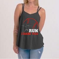 Steal I Dare You Baseball Catcher Baseball Player Women's Strappy Tank