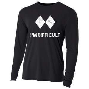 Ski IM Difficult Skiing Skier Snowboard Snowboarder Cooling Performance Long Sleeve Crew