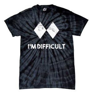 Ski IM Difficult Skiing Skier Snowboard Snowboarder Tie-Dye T-Shirt