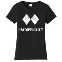 Ski IM Difficult Skiing Skier Snowboard Snowboarder Women's T-Shirt