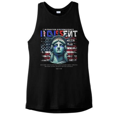 Scotus I Dissent Fear For Our Democracy Sotomayor Ladies PosiCharge Tri-Blend Wicking Tank