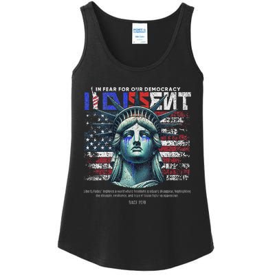 Scotus I Dissent Fear For Our Democracy Sotomayor Ladies Essential Tank