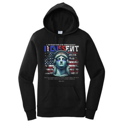 Scotus I Dissent Fear For Our Democracy Sotomayor Women's Pullover Hoodie