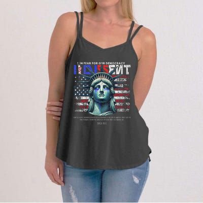 Scotus I Dissent Fear For Our Democracy Sotomayor Women's Strappy Tank