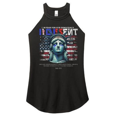 Scotus I Dissent Fear For Our Democracy Sotomayor Women’s Perfect Tri Rocker Tank