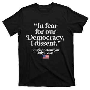 Scotus I Dissent Fear For Our Democracy Gifts T-Shirt