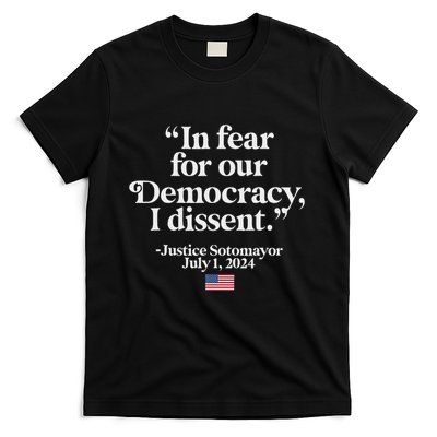 Scotus I Dissent Fear For Our Democracy Gifts T-Shirt