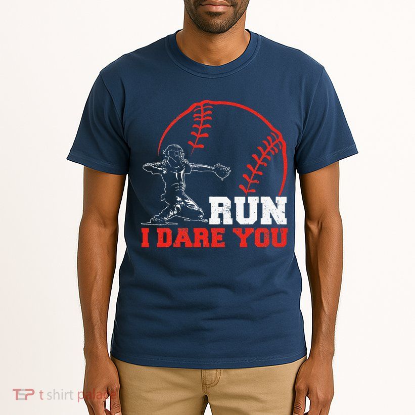 Steal I Dare You Baseball Catcher Baseball Player Tall T-Shirt
