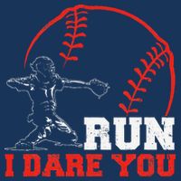 Steal I Dare You Baseball Catcher Baseball Player 16 in Basic Backpack
