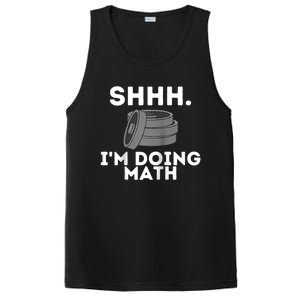 Shhh Im Doing Math Funny Workout PosiCharge Competitor Tank