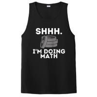 Shhh Im Doing Math Funny Workout PosiCharge Competitor Tank