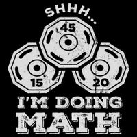 Shhh I'm Doing Math Funny Weight Lifting Workout Training Sustainable Bucket Hat