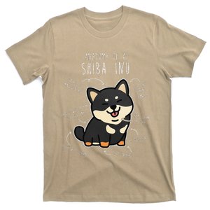 Shiba Inu Dog Anatomy Funny Pet Black Tan Doge Mom Cute T-Shirt