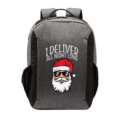 Santa I Deliver All Night Funny Christmas Naughty Xmas Adult Vector Backpack