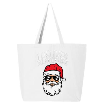 Santa I Deliver All Night Funny Christmas Naughty Xmas Adult 25L Jumbo Tote