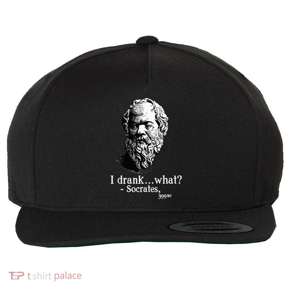 Socrates I Drank What Wool Snapback Cap