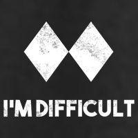 Ski I'm Difficult Funny Gift Skiing Lovers Skiers Snowboard Snowboarder Gift 7 Panel Mesh Trucker Snapback Hat