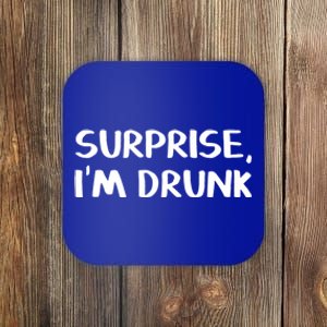 Surprise I’m Drunk Meaningful Gift Coaster