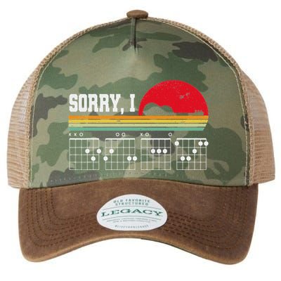Sorry I Dgaf Hidden Message Guitar Legacy Tie Dye Trucker Hat