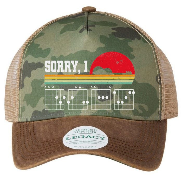 Sorry I Dgaf Hidden Message Guitar Legacy Tie Dye Trucker Hat