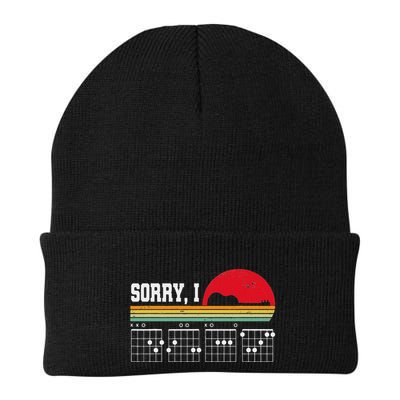 Sorry I Dgaf Hidden Message Guitar Beanie
