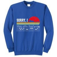 Sorry I Dgaf Hidden Message Guitar Sweatshirt