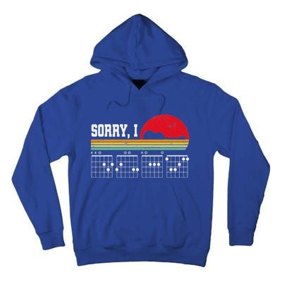 Sorry I Dgaf Hidden Message Guitar Tall Hoodie