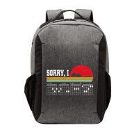 Sorry I Dgaf Hidden Message Guitar Vector Backpack
