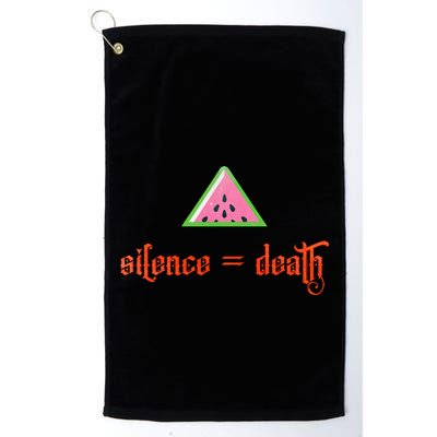Silence Is Death Silence = Death Golf Towel