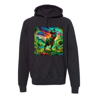 Silhouette Icon Diplodocus Premium Hoodie