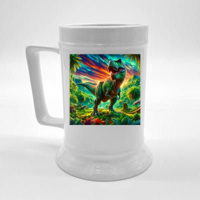 Silhouette Icon Diplodocus Beer Stein