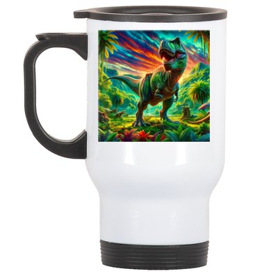 Silhouette Icon Diplodocus Stainless Steel Travel Mug