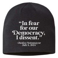 Scotus I Dissent Fear For Our Democracy Justice Sotomayor Sustainable Beanie