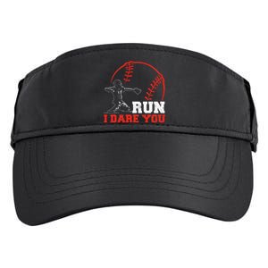 Steal I Dare You Baseball Catcher Baseball Player Adult Drive Performance Visor